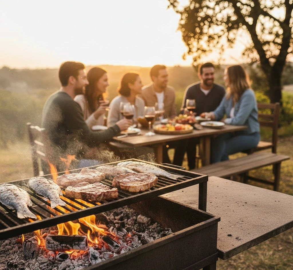 Carvão de Azinho premium para churrasco e restaurantes em Portugal - Carvosintra
